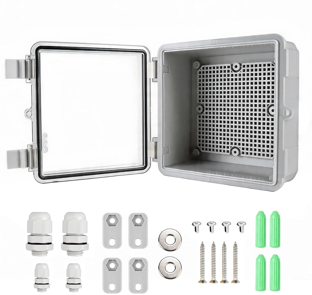 Verdeeldoos IP67 waterdicht - ABS kunststof - wandmontage - ideale stroomoplossing voor buiten - ShopVlot