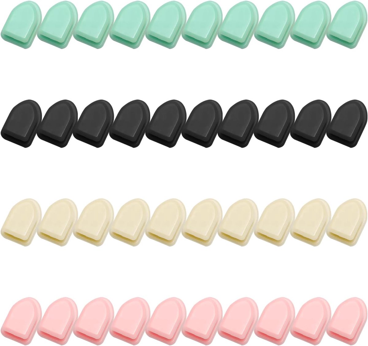 40Pcs Mini Self Adhesive Hooks, Car Car Hooks, Bathroom Hooks, Self Adhesive King Hooks, Suitable For Walls, Closets - ShopVlot