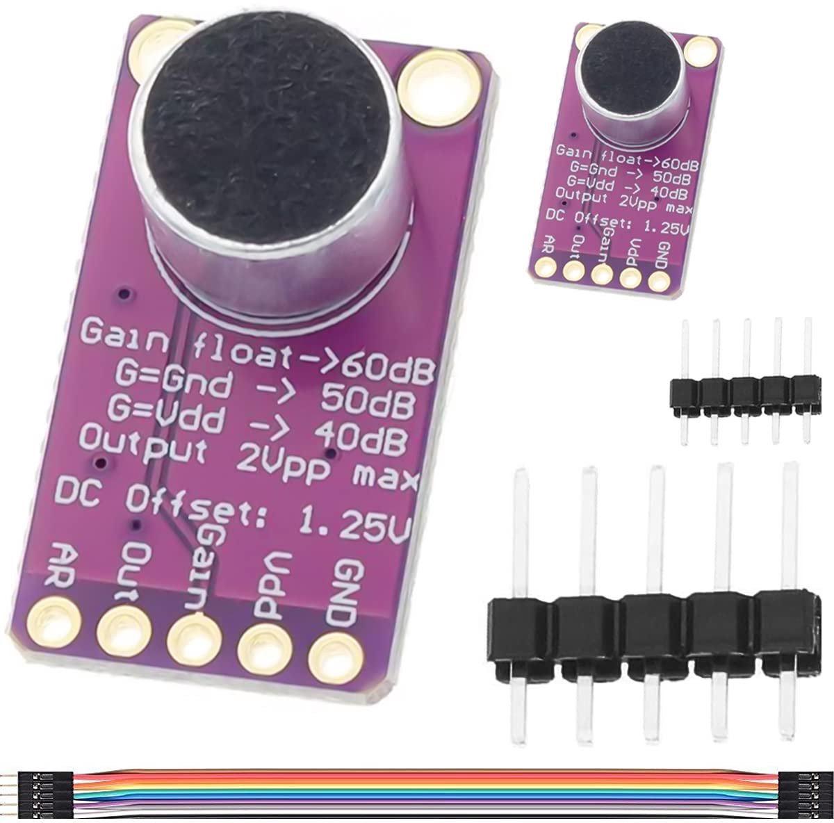 Max9814 Microphone Amplifier, AGC Module, Car Gain Control Board 2.7 V - ShopVlot