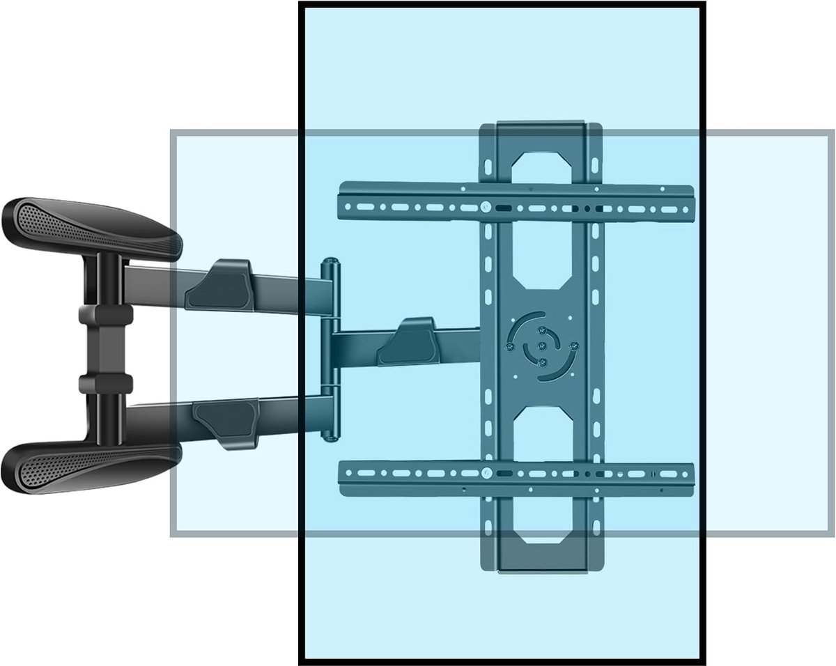 DY4080 TV Wall Mount Swivel TV 40-80 Inch 90° Adjustable Mount Swivel Tilt for TV Screens and Monitors up to 50 kg - ShopVlot
