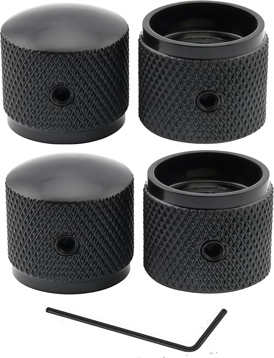 Loopunk Audio Guitar Knob Lid for Guitar Tuner Buttons Volume Control Volume Control 4 Pieces - ShopVlot