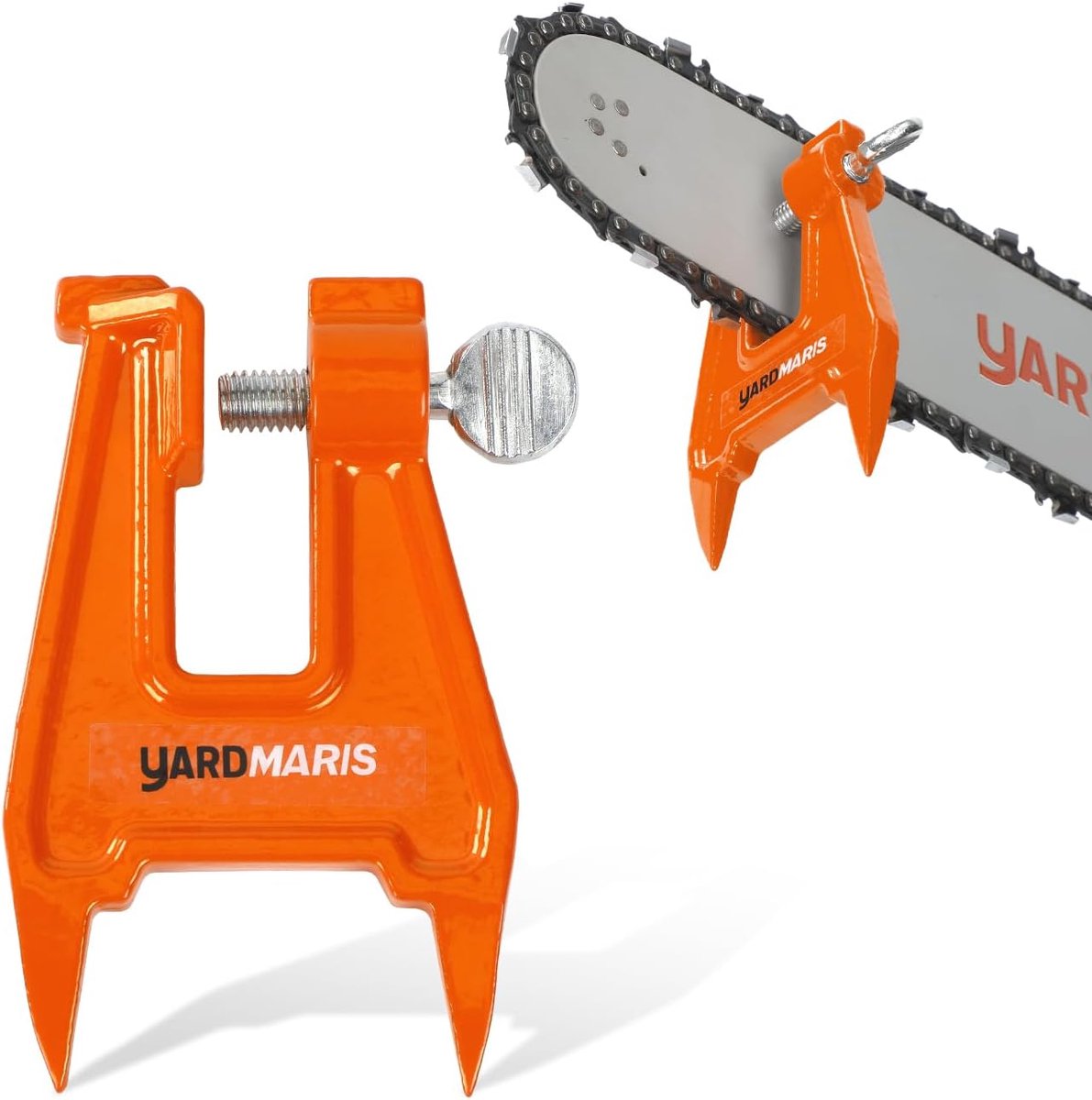 File stand for chainsaws, impact steel grinding screw for guide rail fixation when sharpening chains in the forest - ShopVlot