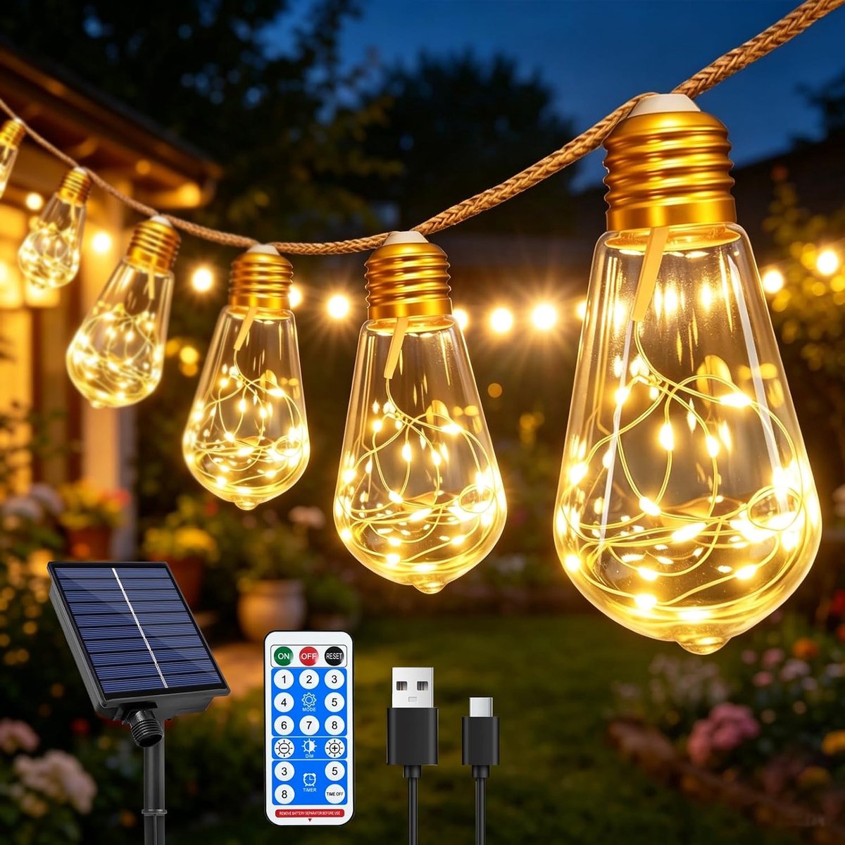 PATEMZON Outdoor Fairy Lights - ShopVlot
