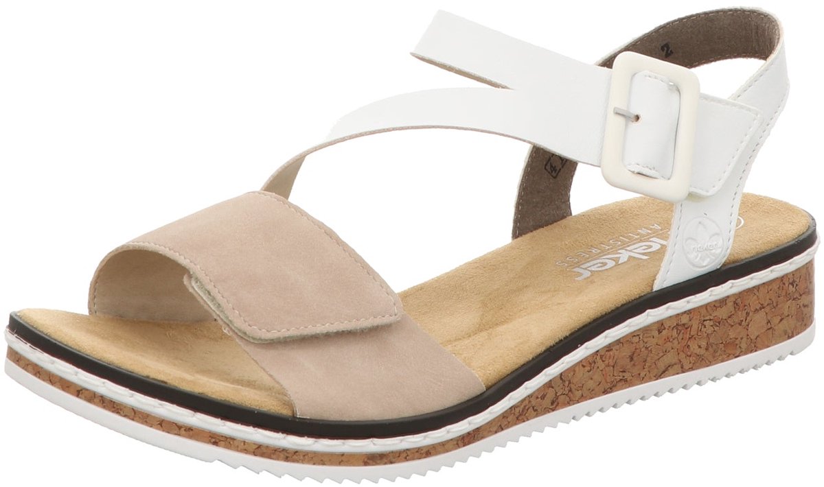 Rieker Damen Sandale in beige
