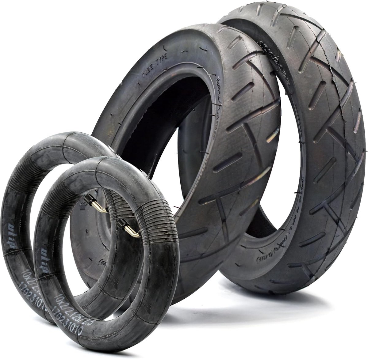 Elektrische scooter band 10 x 2.125 - Pneumatisch - Dubbele dikte - Eenvoudig op te pompen - ShopVlot