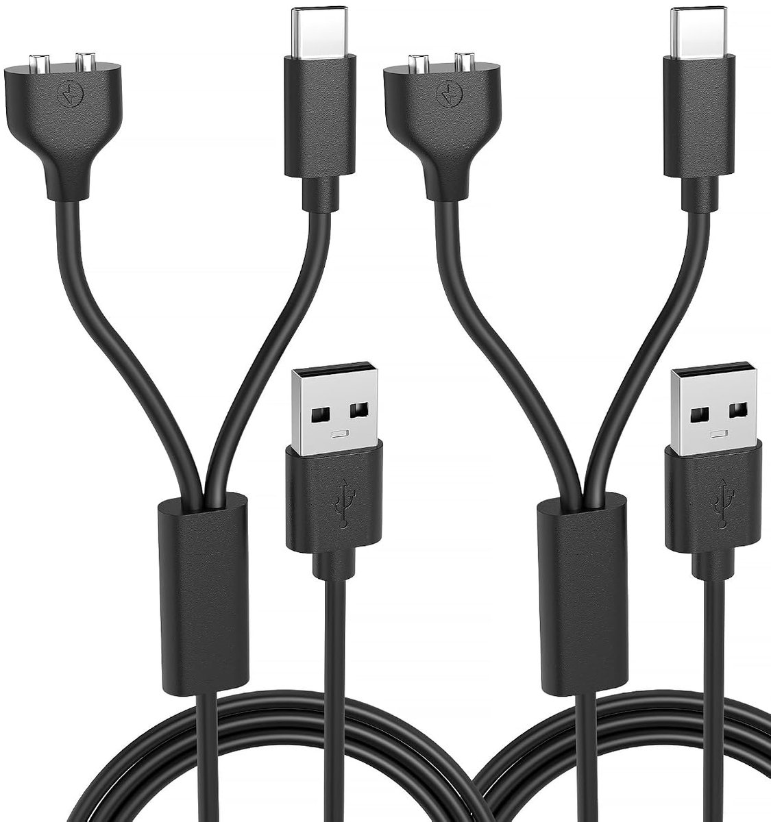 Oplaadkabel 2-in-1 6 mm - Magneet en USB C - 2 stuks - Gemakkelijk opladen - ShopVlot