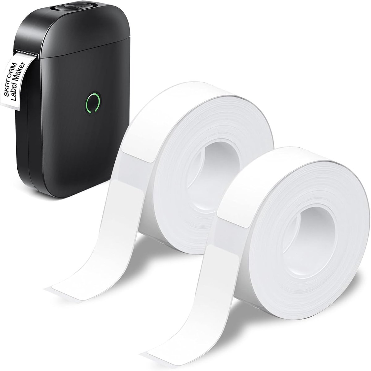 Labeltape 14 x 40 mm - gelamineerd - zwart op wit - multifunctioneel voor kantoorgebruik - ShopVlot