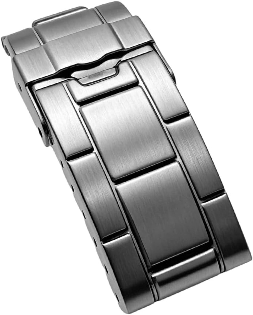 Flip Lock Gesp Sluiting Diver Extension Voor Rolex 93150 Oyster Band Armband Rvs Zilver Geborsteld - ShopVlot