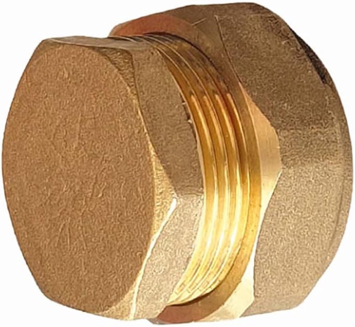 Brass Tube Compression Fitting, Compression Stop End Cap Copper Compression Sleeves Ferrule Fitting to End Brass Pipe - ShopVlot