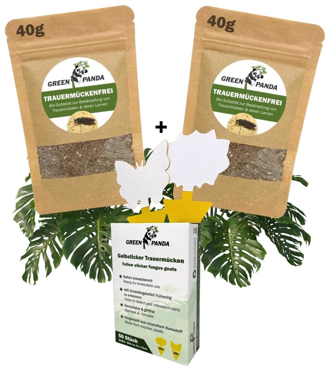 GreenPanda Organic Funeral Mosquito Free - 2-in-1 Funeral Gnats Remedy - ShopVlot