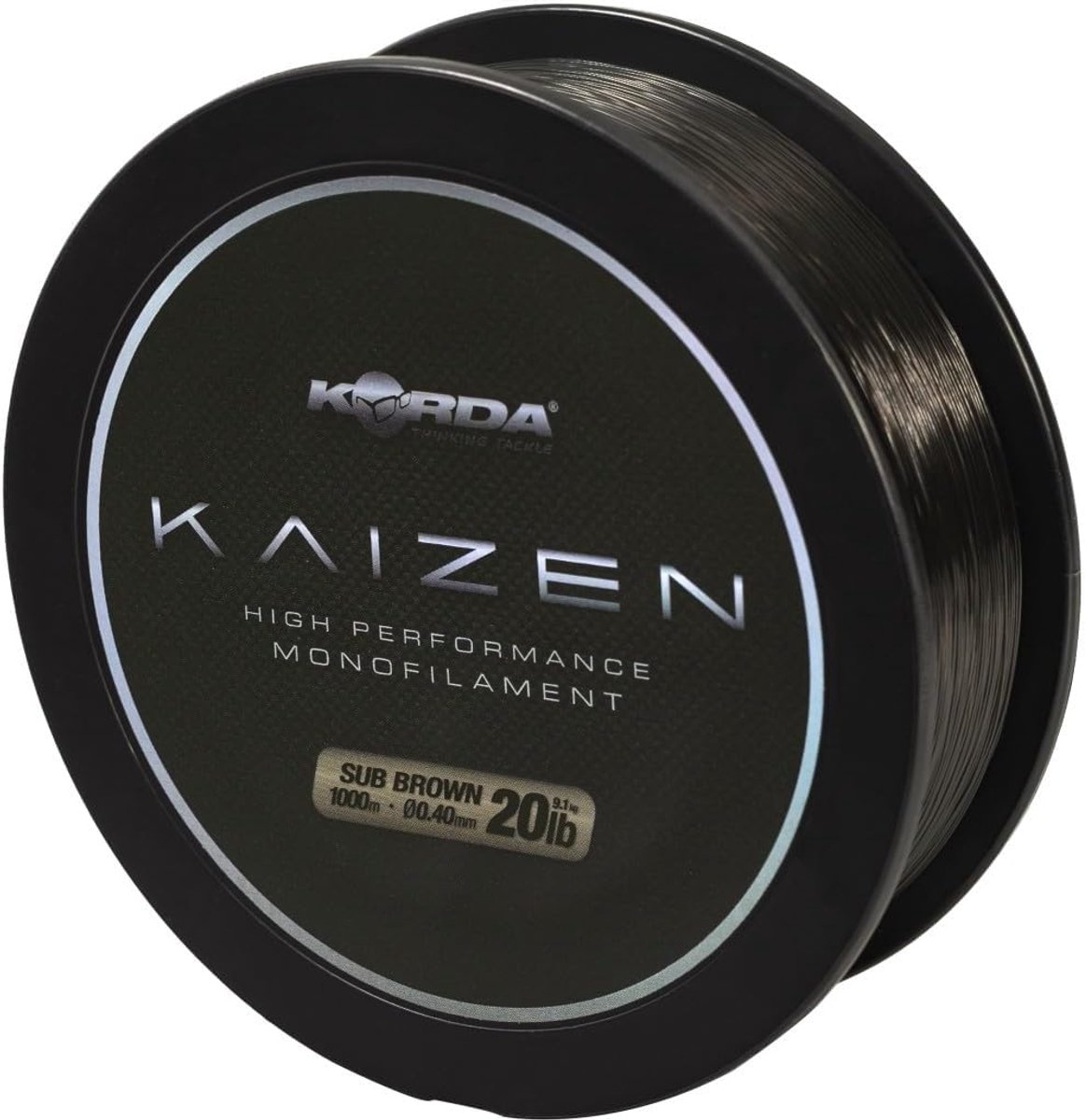Korda Kaizen Mono Green 12LB 1000m - Carp Fishing Line for Distance Casting or Close Range Snag Fishing - ShopVlot
