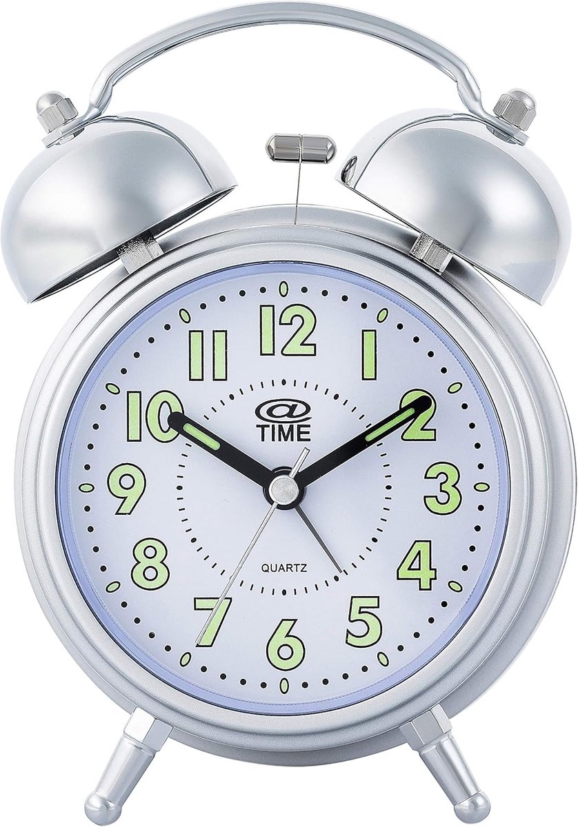 At Time Unisex Alarm Clock Analogue Plastic - ShopVlot