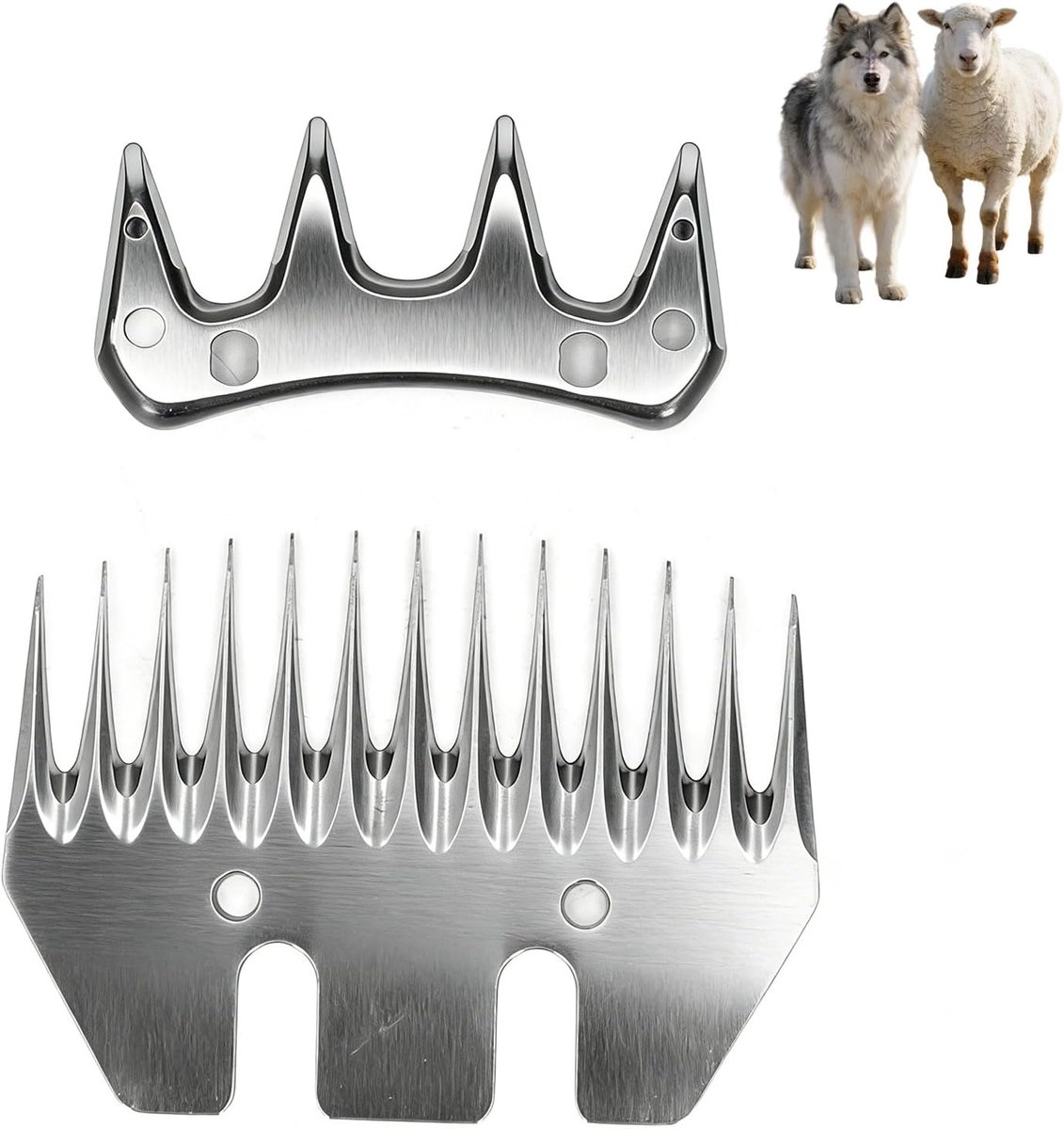 Electric blade for shearing sheep, straight blade, wear-resistant, 13 teeth for shearing fur wool in sheep, goats - ShopVlot