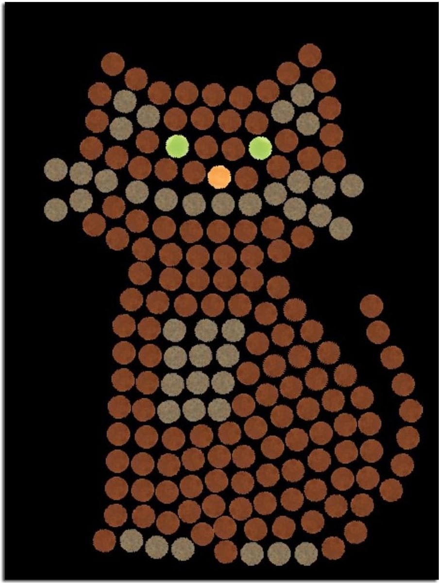 ALEA Mosaic Creative set, simple mosaic effervescent kitten - ShopVlot