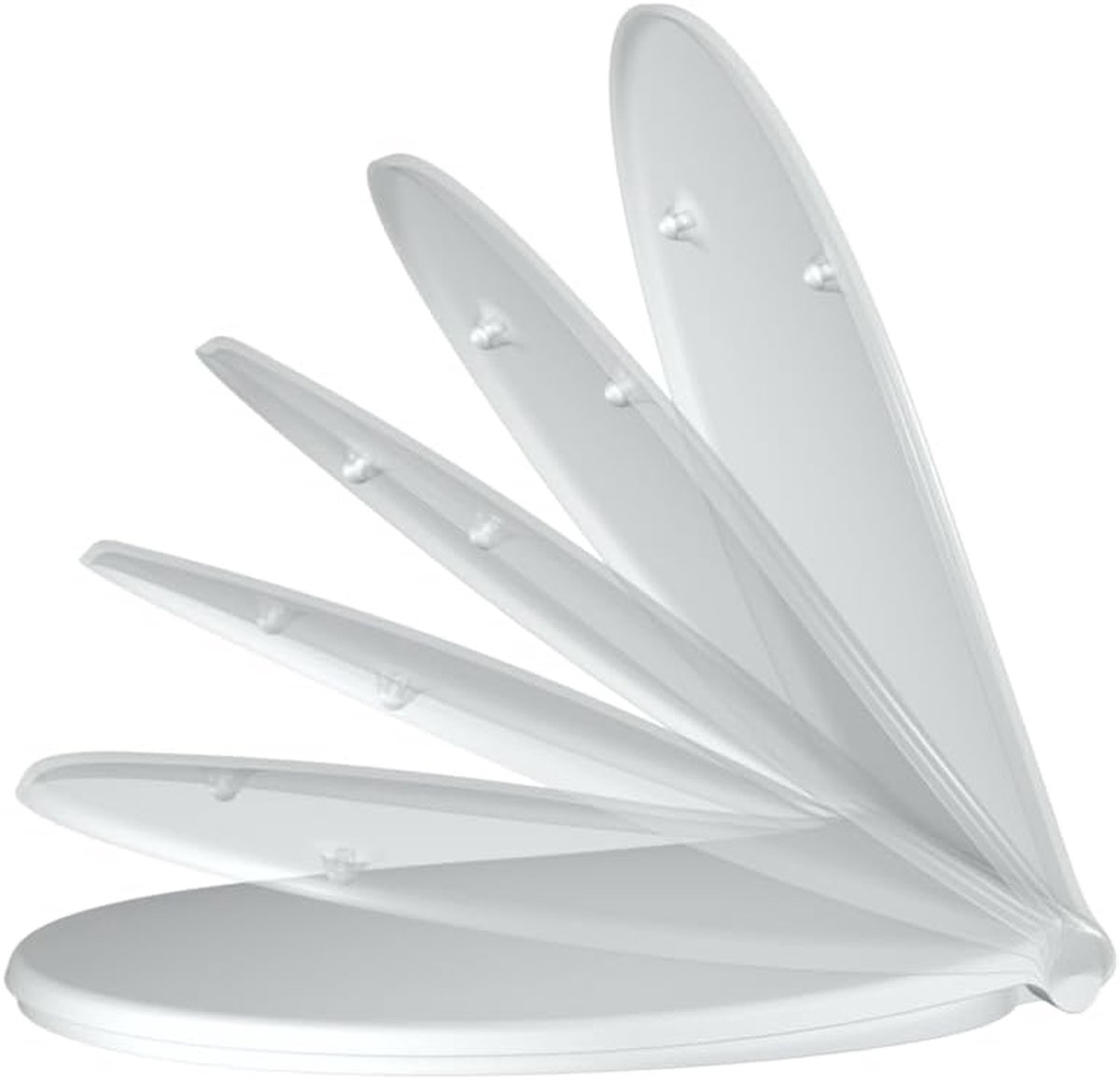 Toilet seat with soft-close mechanism suitable for Camargue Sydney duroplast extendable - ShopVlot