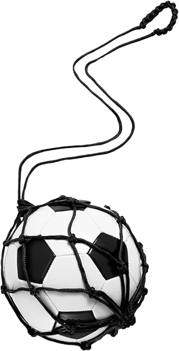 Balnettas - Sporttas Net - Ballen Opbergen - Duurzaam Nylon - 12.2 x 11.8 x 2.3 cm - Zwart