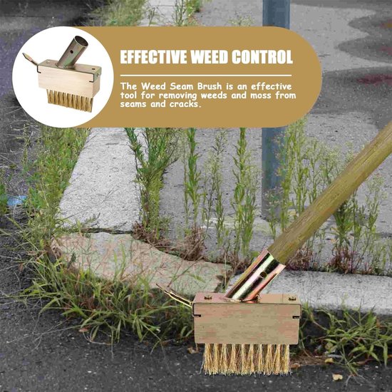 Onkruidborstel - Staal - 25 mm - Duurzame Voeg- en Tuinborstel - Voor Efficiënt Onkruidverwijderen — afbeelding 4