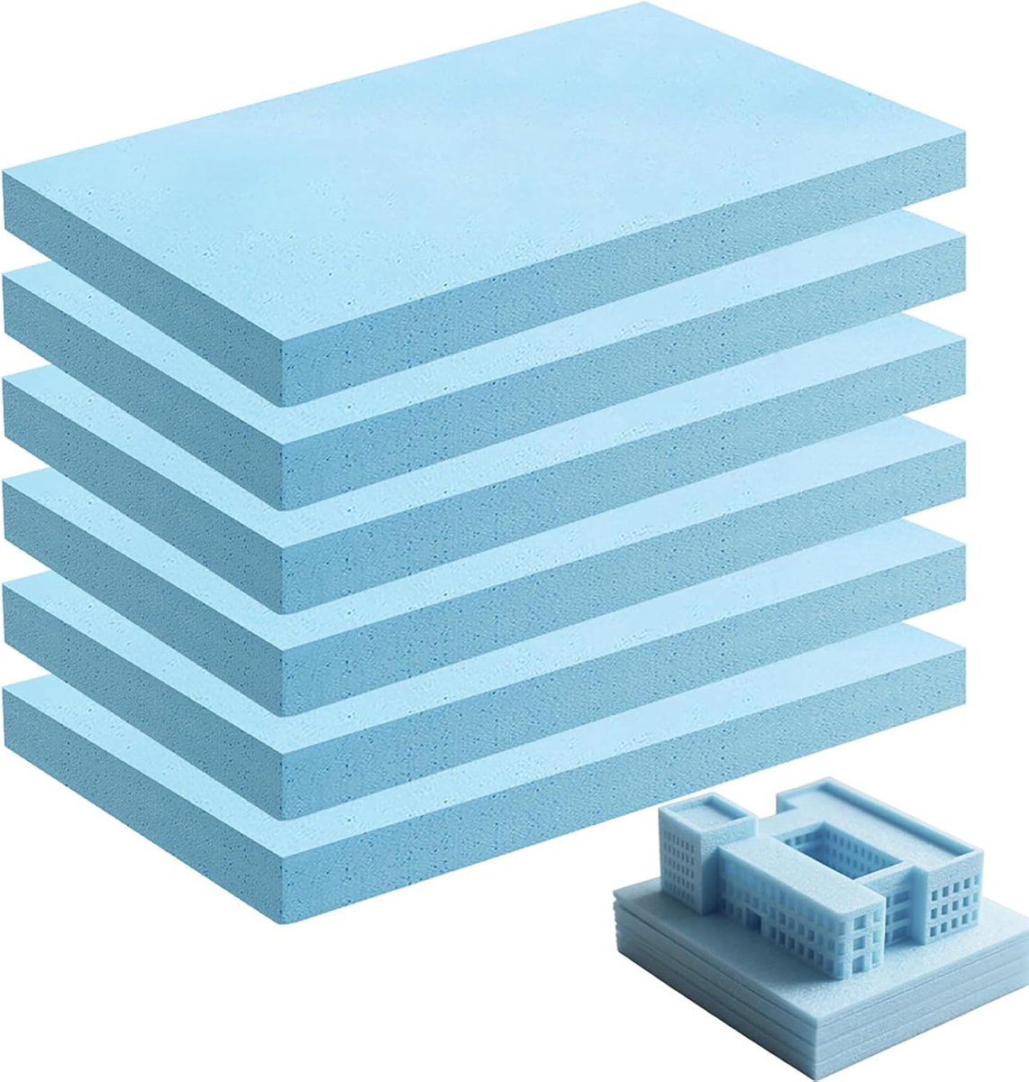 Foam Board 40x30cm - Hard Foam - 20mm dik - Ideaal voor DIY modellen - ShopVlot