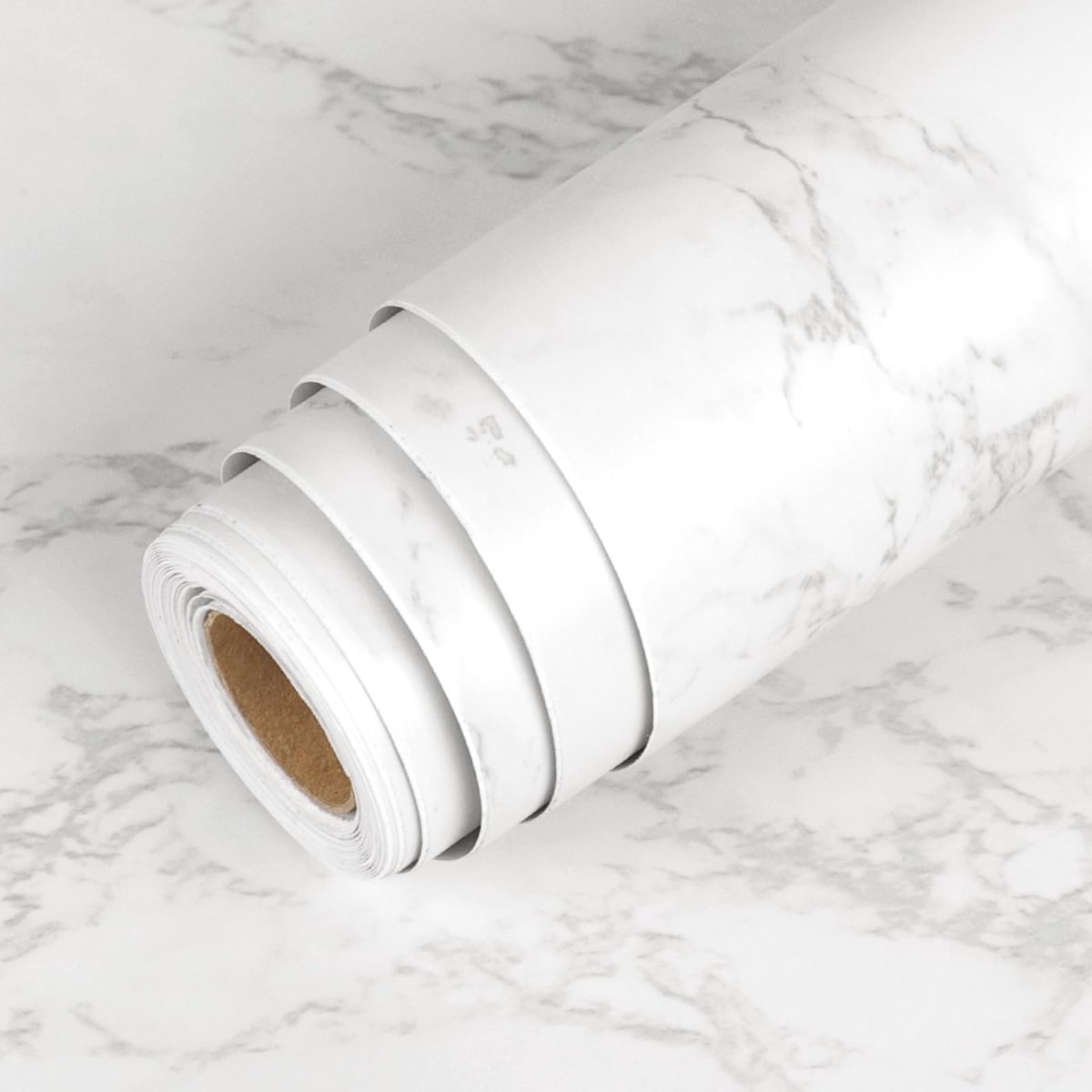 Solidchoice - Zelfklevend Marmer Effect Folie voor Meubels 90cm x 400cm