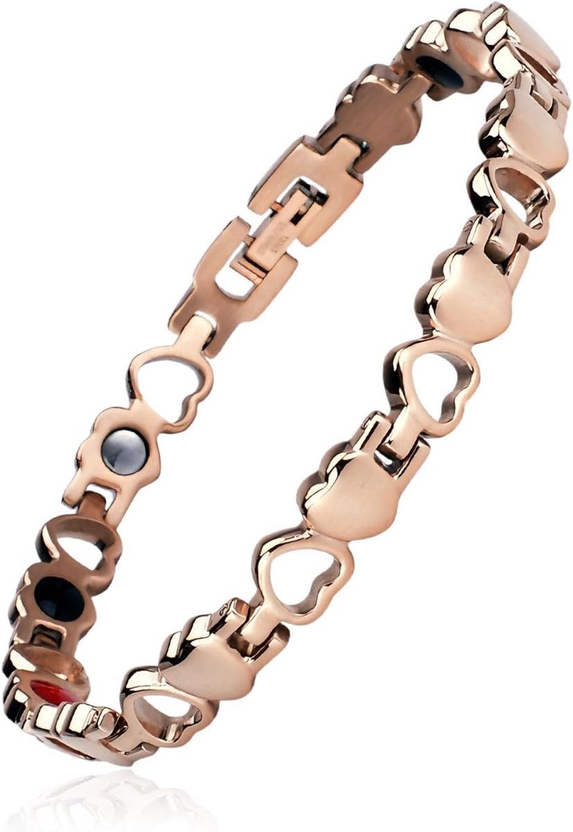 Magnetische Armband voor Vrouwen - Koper - Ultra Sterke Magneten - Ondersteunt Lymfedrainage - ShopVlot