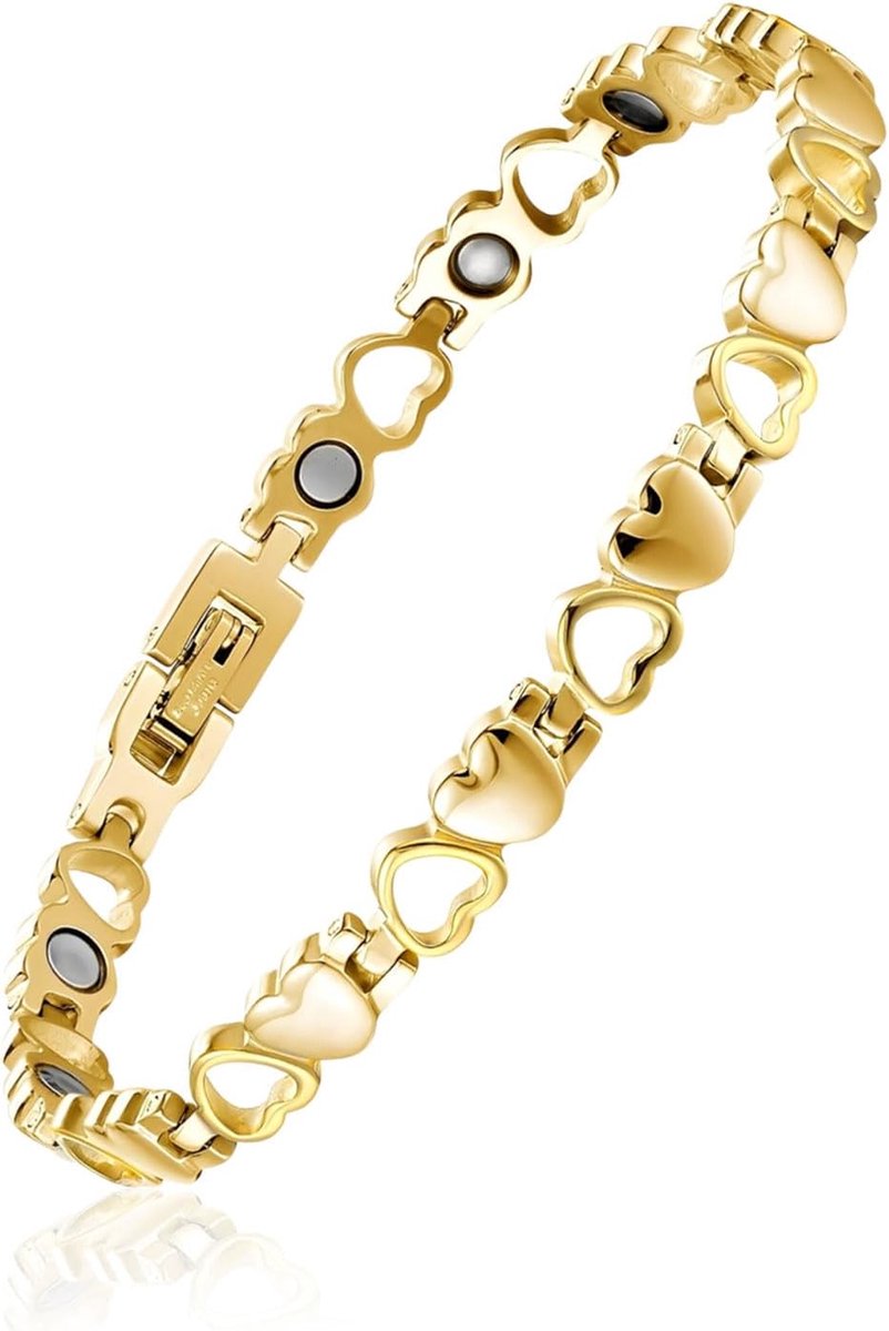 Magnetische Armband voor Vrouwen - Koper - Ultra Sterke Magneten - Ondersteunt Lymfedrainage - ShopVlot