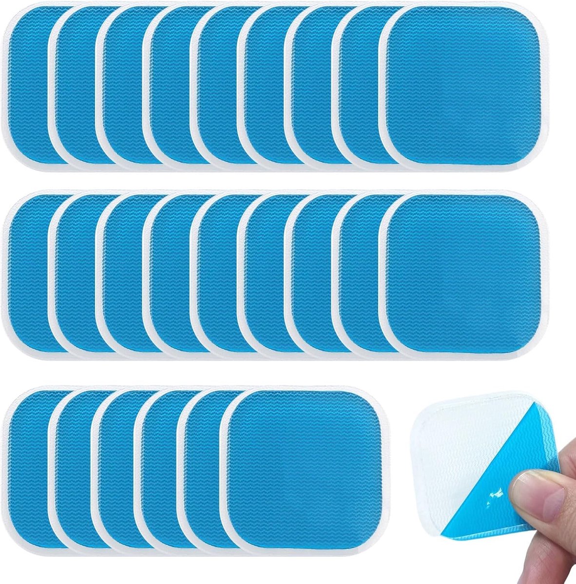 Gel Pads Compatible with EM 59, 24 Pads, High Conductivity, Reusable, Suitable for Effective Electrical Muscle - ShopVlot