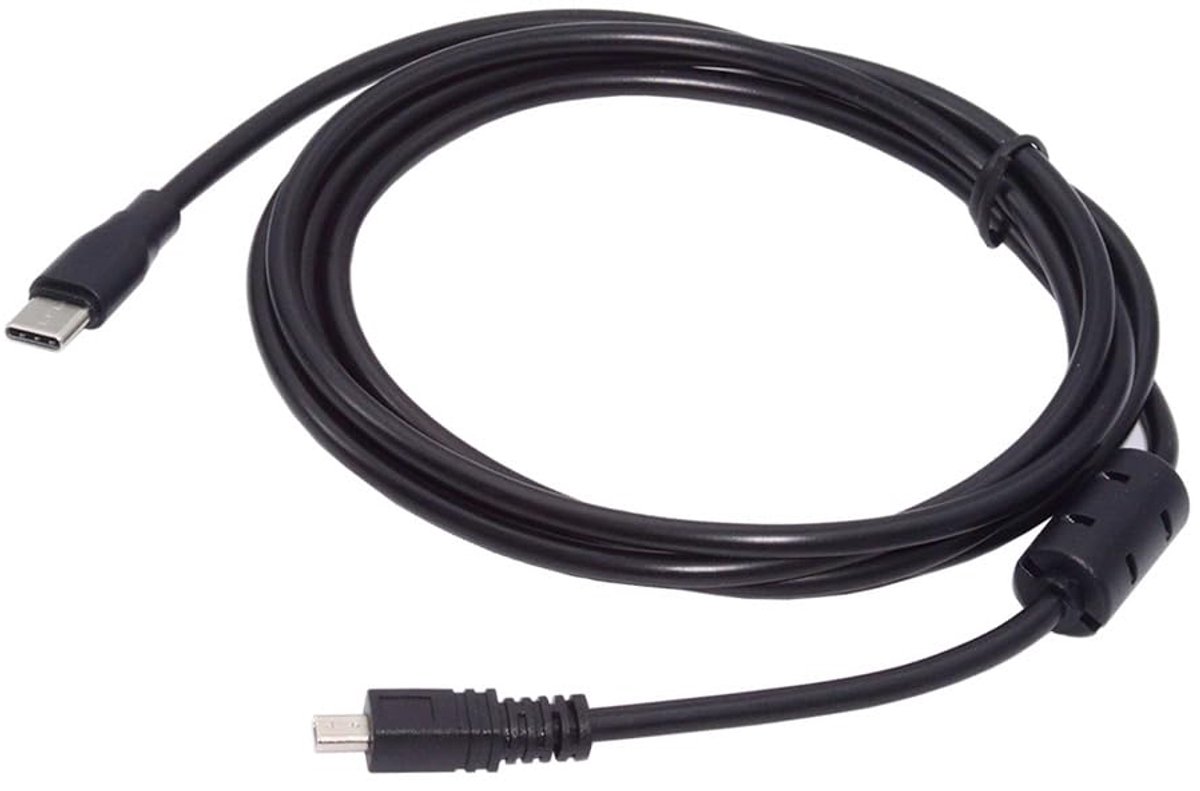 Cablecc 5V 2.5W Type-C USB-C Host to 8P Mini Data Power Camera Cable for Coolpix UC-E6 UC-E16 UC-E17 DSC-W DMC-S EX-Z - ShopVlot