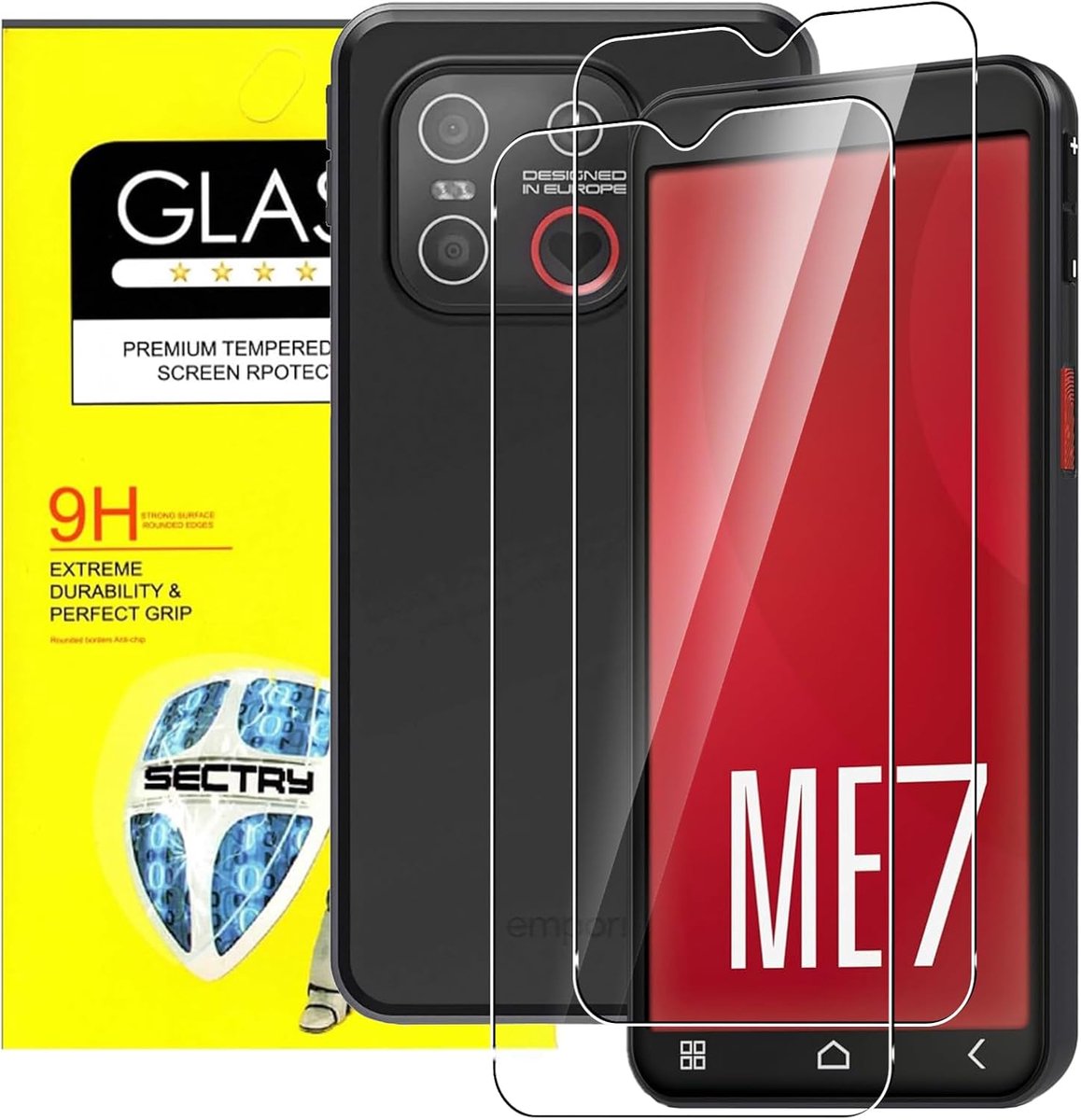 MEMELOKA Emporia ME7/Emporia ME 7 Protective Film for Emporia ME7/Emporia ME 7, Pack of 2, High Sensitivity - ShopVlot