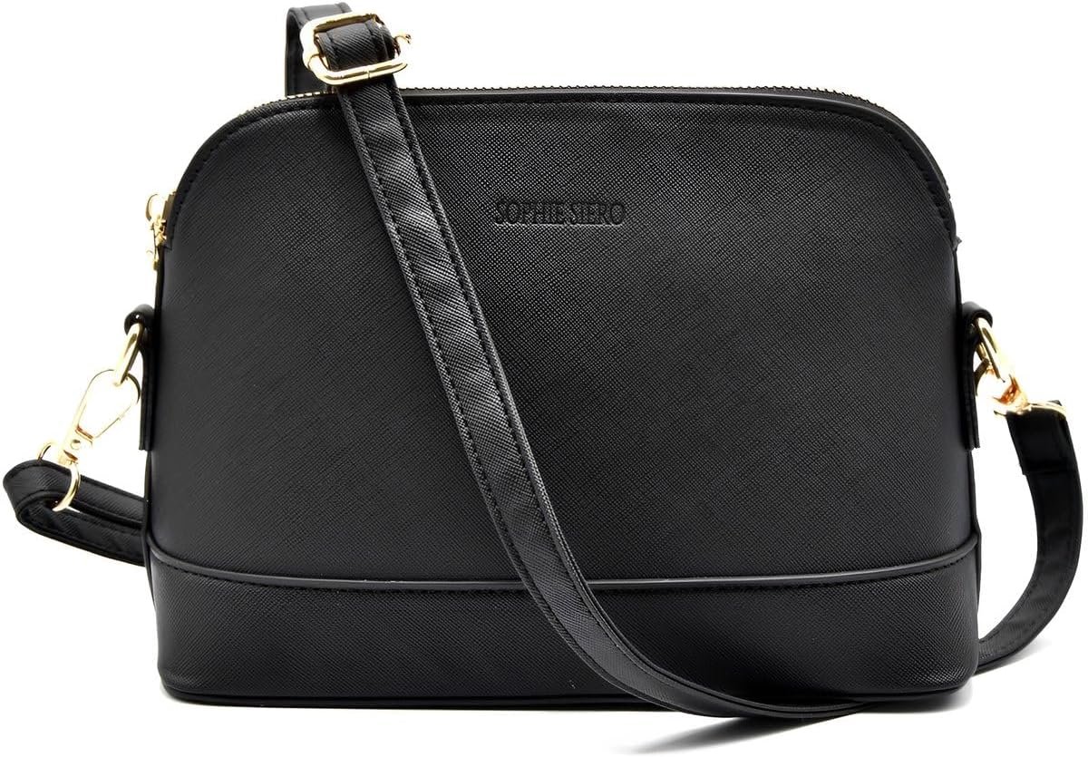 Black Matte Shoulder Bag for Women ZI - Women's Shoulder Bag - Small Handbag for Girls - ShopVlot