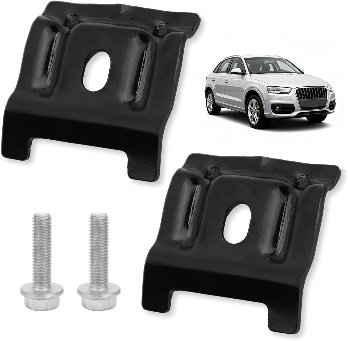 LPZMPZ 2 Pcs Battery Holder Car Battery Holder 1j0803219 Holder Clamp Holder Universal Metal Battery Holder with Screw - ShopVlot