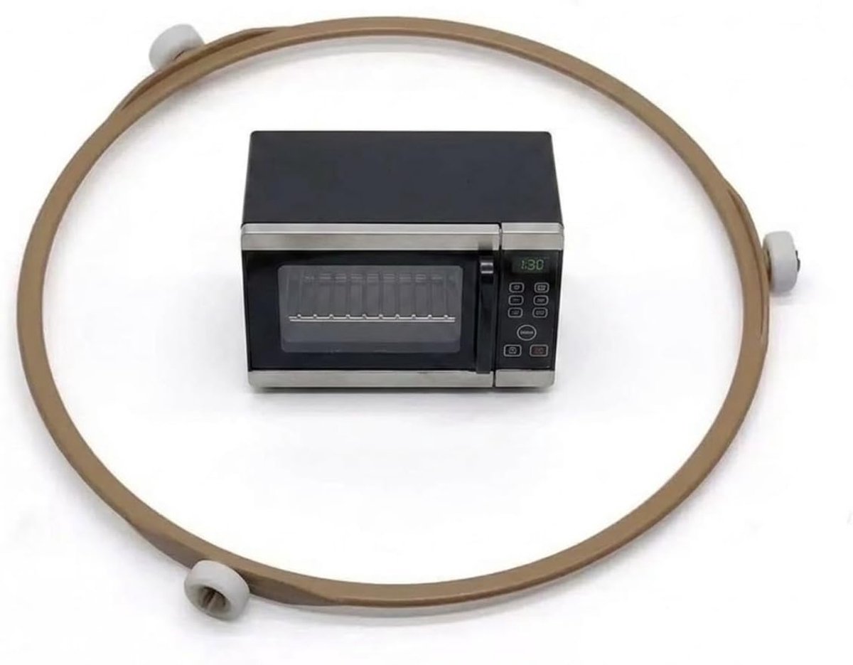 1 Stuk Magnetron DraaiRing 17,8 cm, Universele Rollenring voor Glazen Schotel, Vervangingsonderdeel voor Draaitafel - ShopVlot