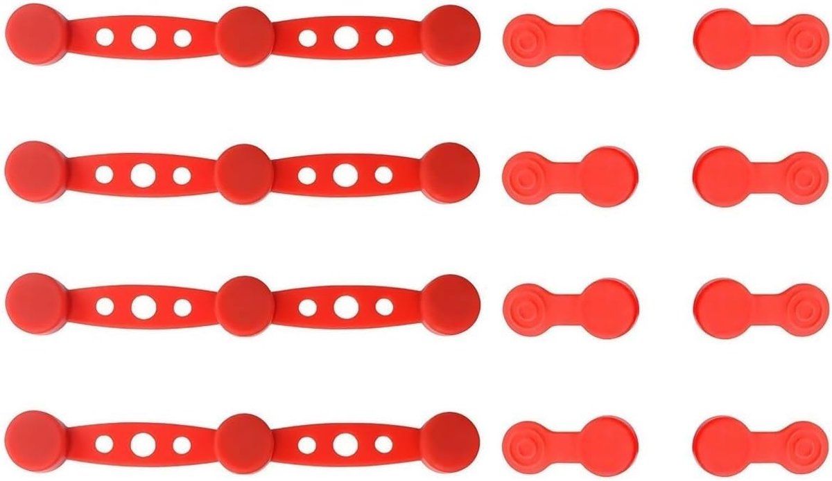 Een praktische oplossing De siliconen magnetische gesp die perkamentpapier stevig vasthoudt tijdens het frituren (Rood) - ShopVlot