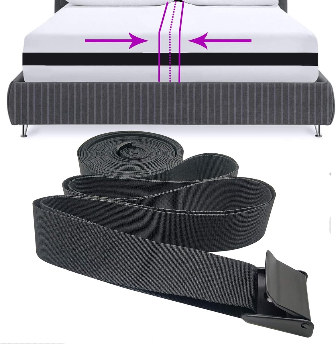 ImnBest - Combined mattresses: Double bed Bridge Connector belt, combines two mattresses in a large area that can hold - ShopVlot