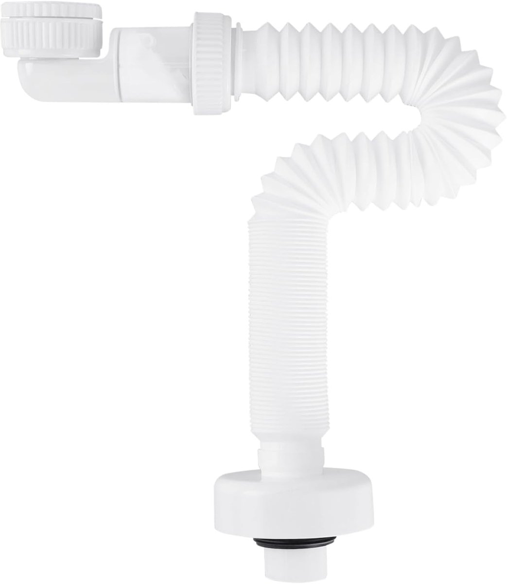 1 1/4 inch siphon sink flexible adjustable space-saving siphon interchangeable drain pipe drain pipe with odor - ShopVlot