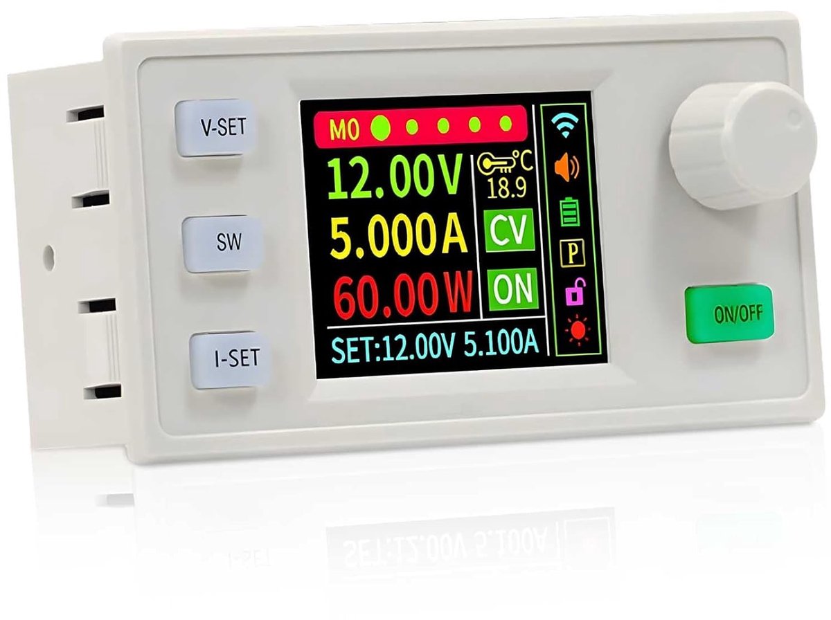 DC buck boost converter 150W 8A - numerieke controle - MPPT laadmodule - efficiënte spanning en stroomregeling - ShopVlot