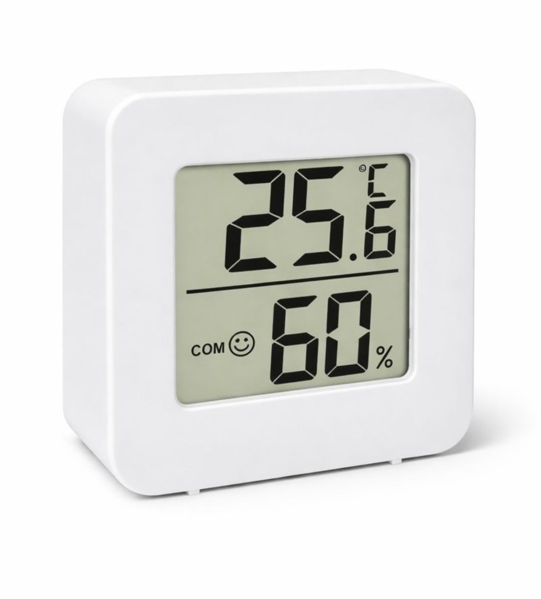 Weerstation compact - thermometer en hygrometer - digitaal LCD-scherm - ideaal voor binnen - ShopVlot