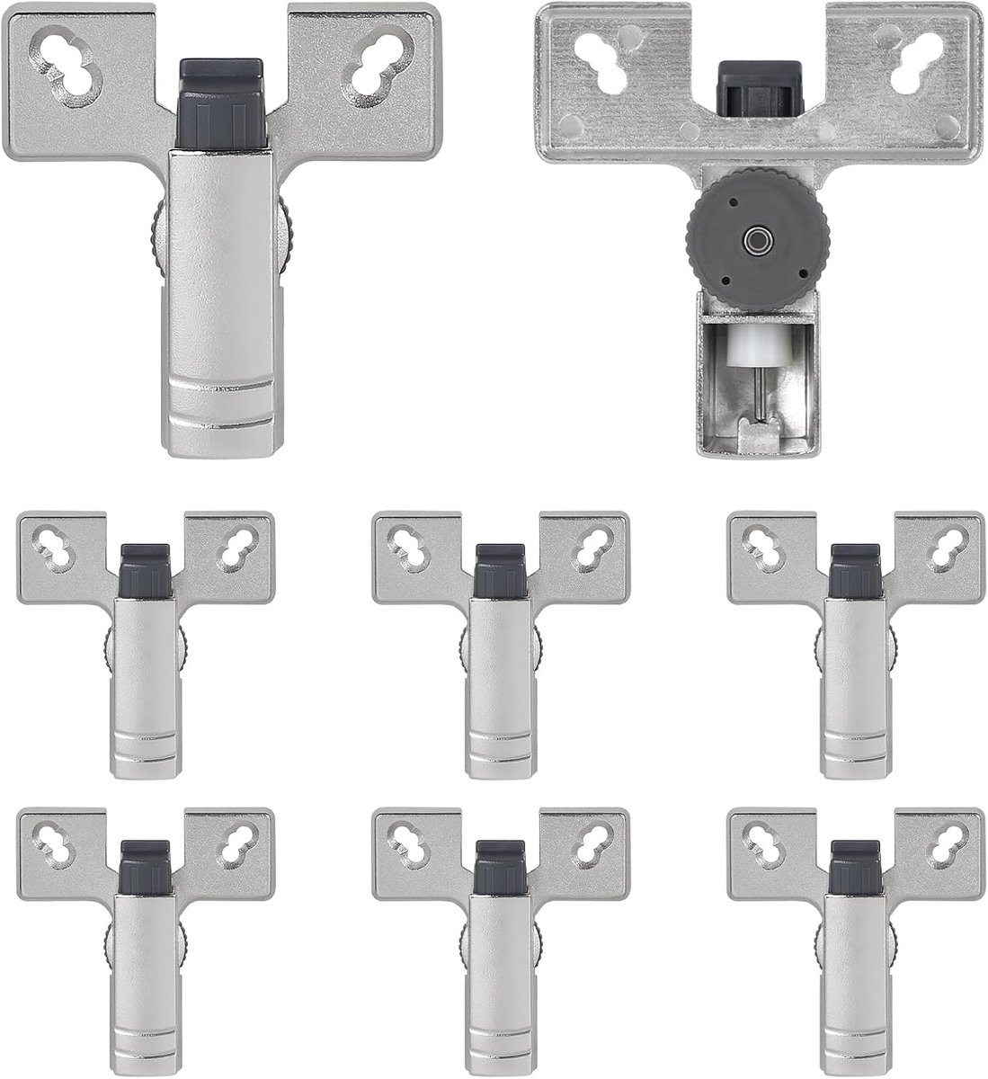 Deur damper 8x - Softclose retrofittype - Geschikt voor potscharnieren 45/48/52 mm - Eenvoudige installatie - ShopVlot