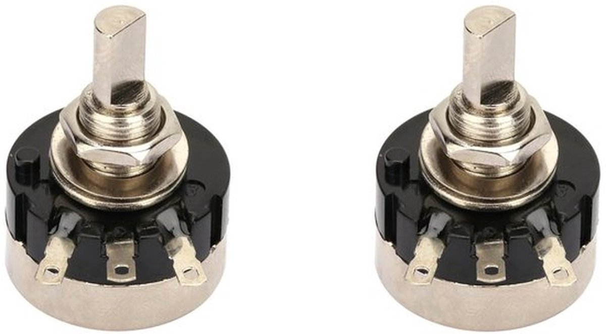 Set van 2 Precisie Potentiometers 5K voor Elektronische Toepassingen