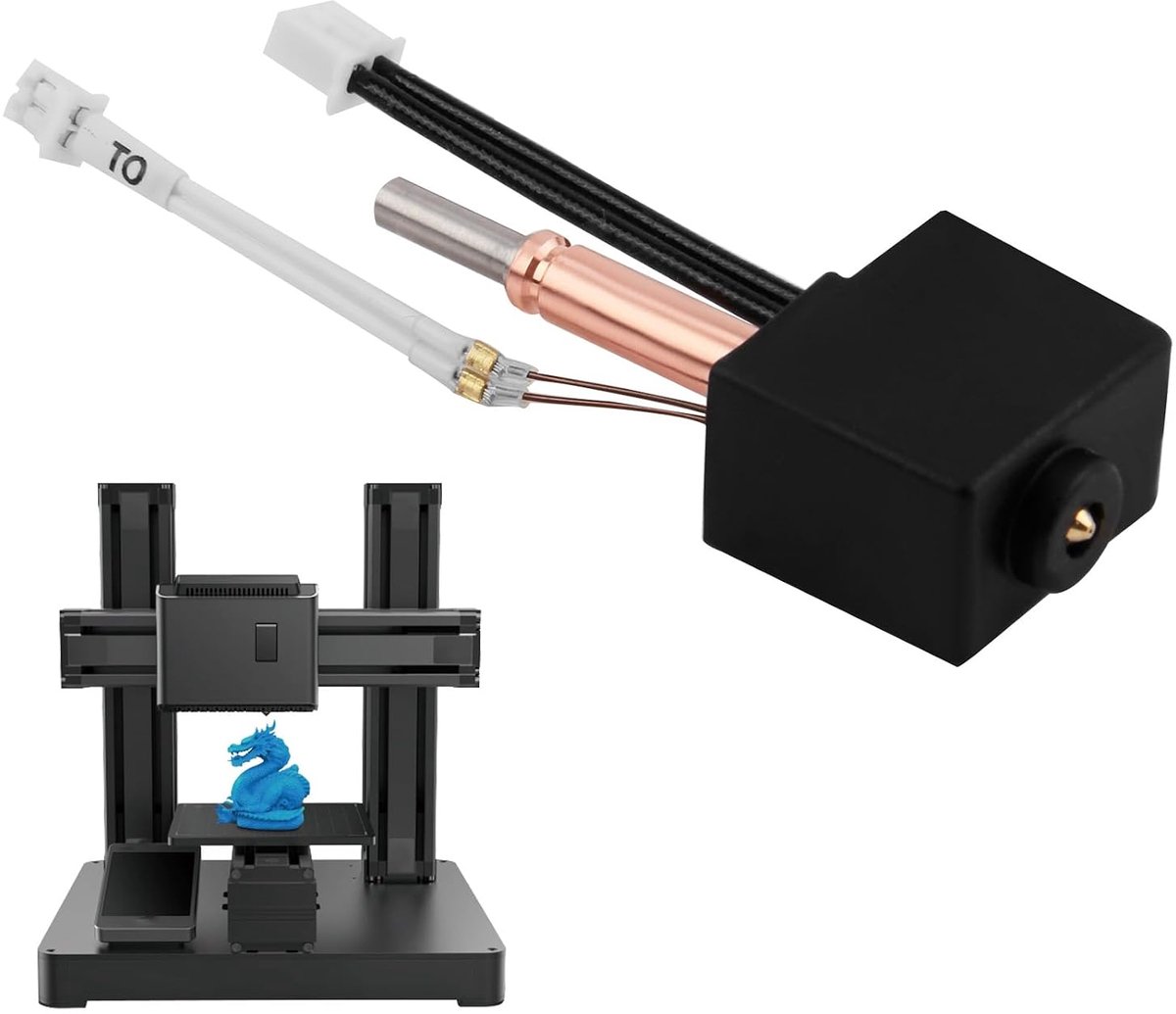 Aluminum V5 extruder hotend 12V 40W - vervangonderdeel - hittebestendig - eenvoudig te installeren - ShopVlot