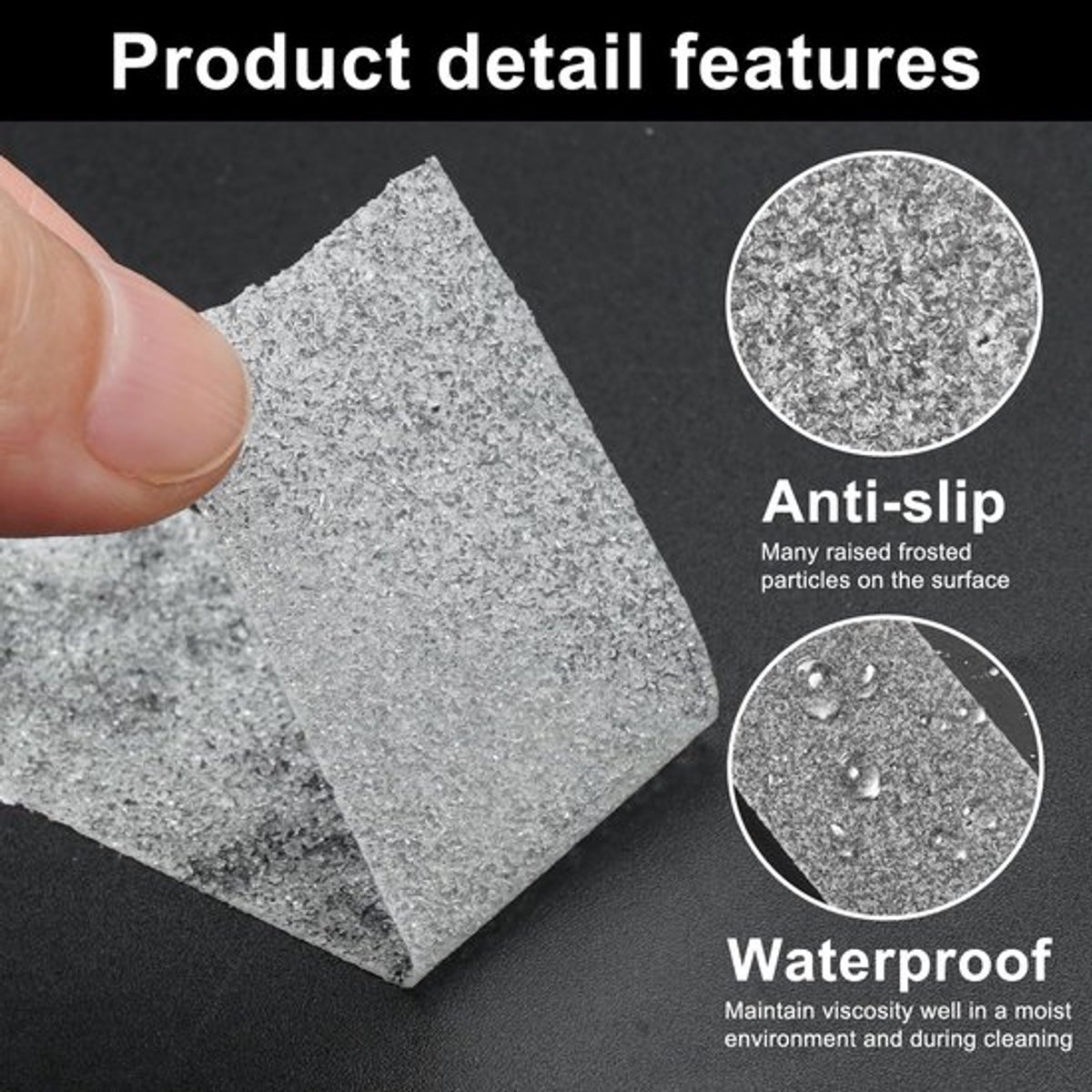 Afplaktape Waterproof - Antislip Tape - 2.5 cm x 20 m - Zelfklevend - Duurzaam - Hoge Transparantie