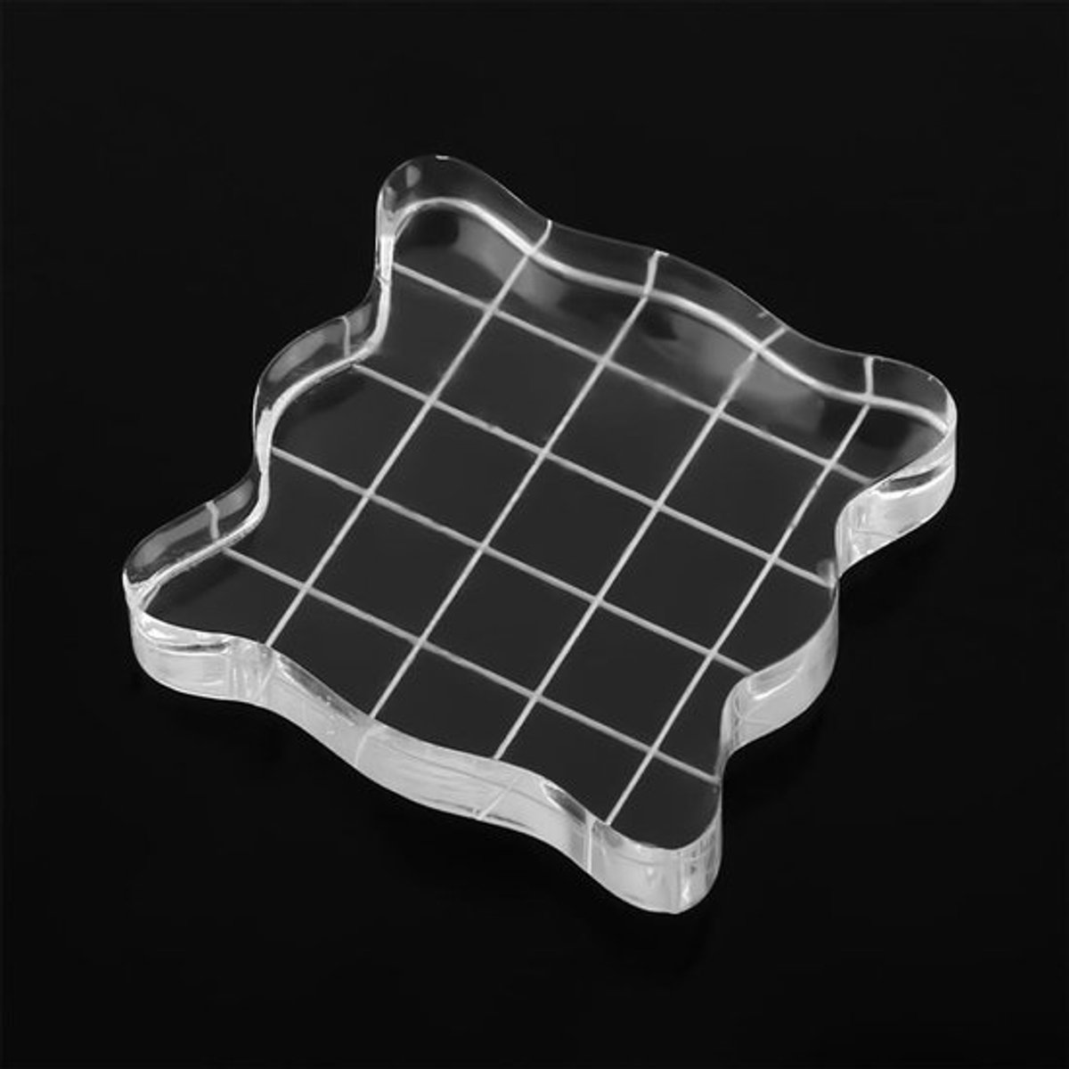 Set van 3 Duidelijke Acryl Stempelblokken voor Scrapbooking