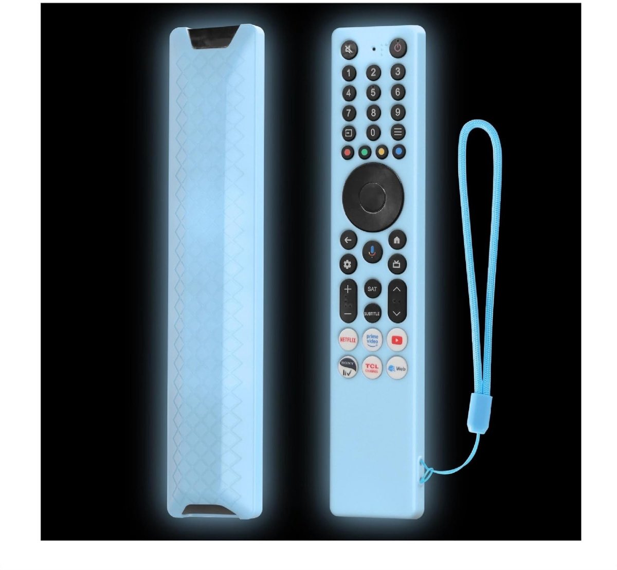 Solidchoice - Beschermende Hoes voor TCL RC833A Afstandsbediening van Siliconen