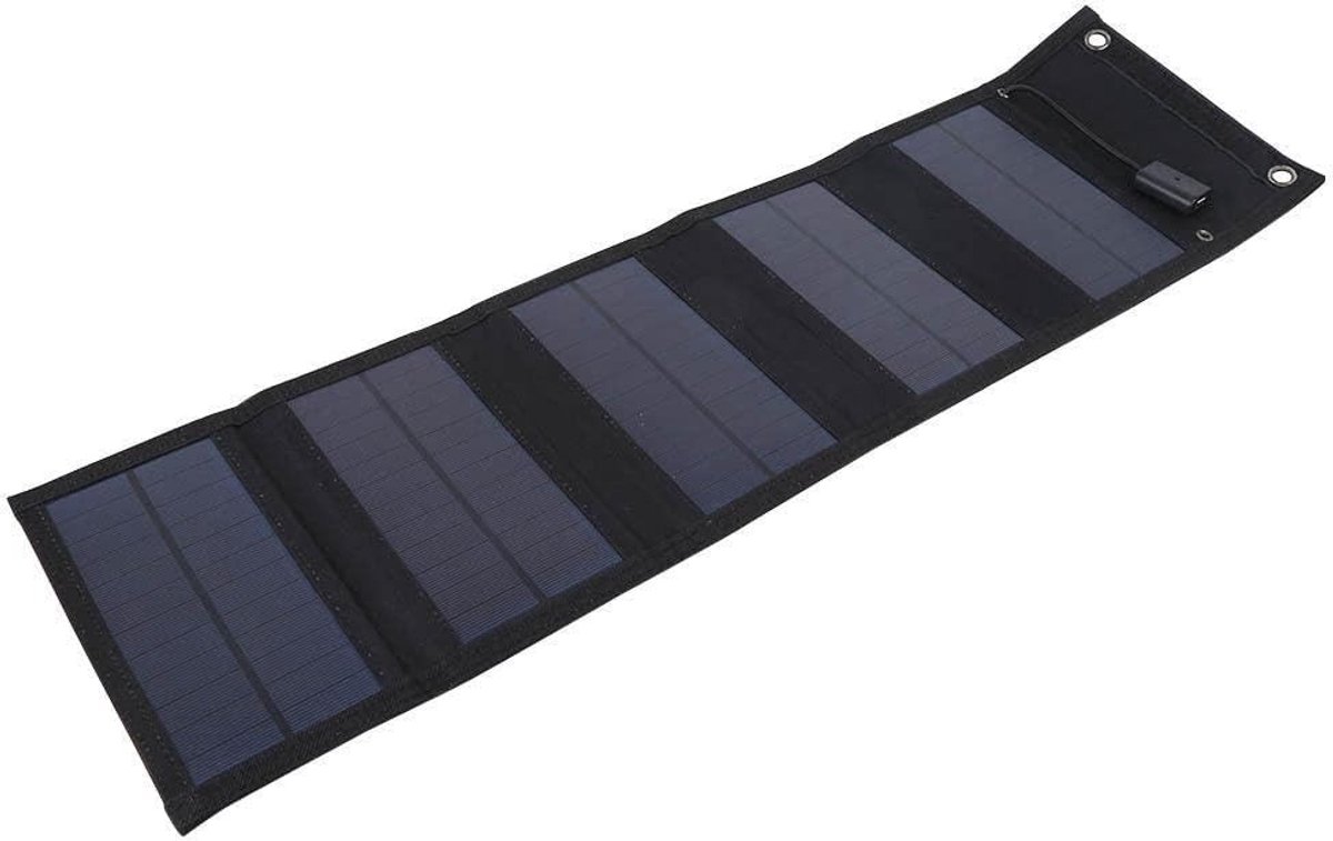 Solidchoice - 20W Vouwbare Zonnecharger met USB Poorten voor Buitenactiviteiten