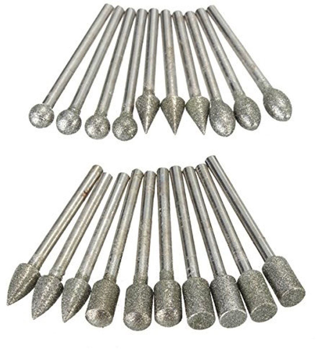Solidchoice - Set van 20 Diamant Boorbits voor Rotatietools