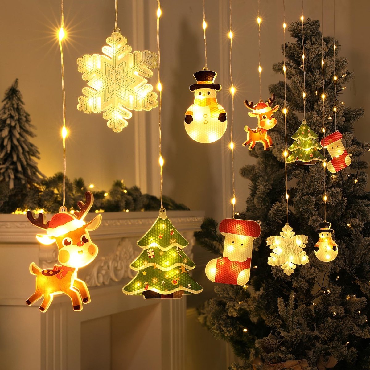 Solidchoice - Kerstlichtjes met 120 LED's voor Binnen en Buiten