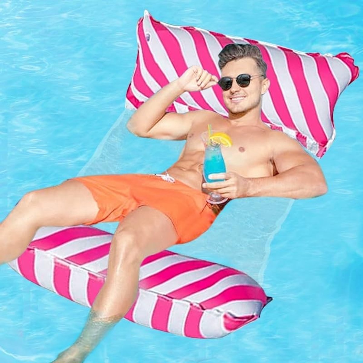 Solidchoice - Opblaasbare Water Hammock 4-in-1 voor Zwembad en Strand