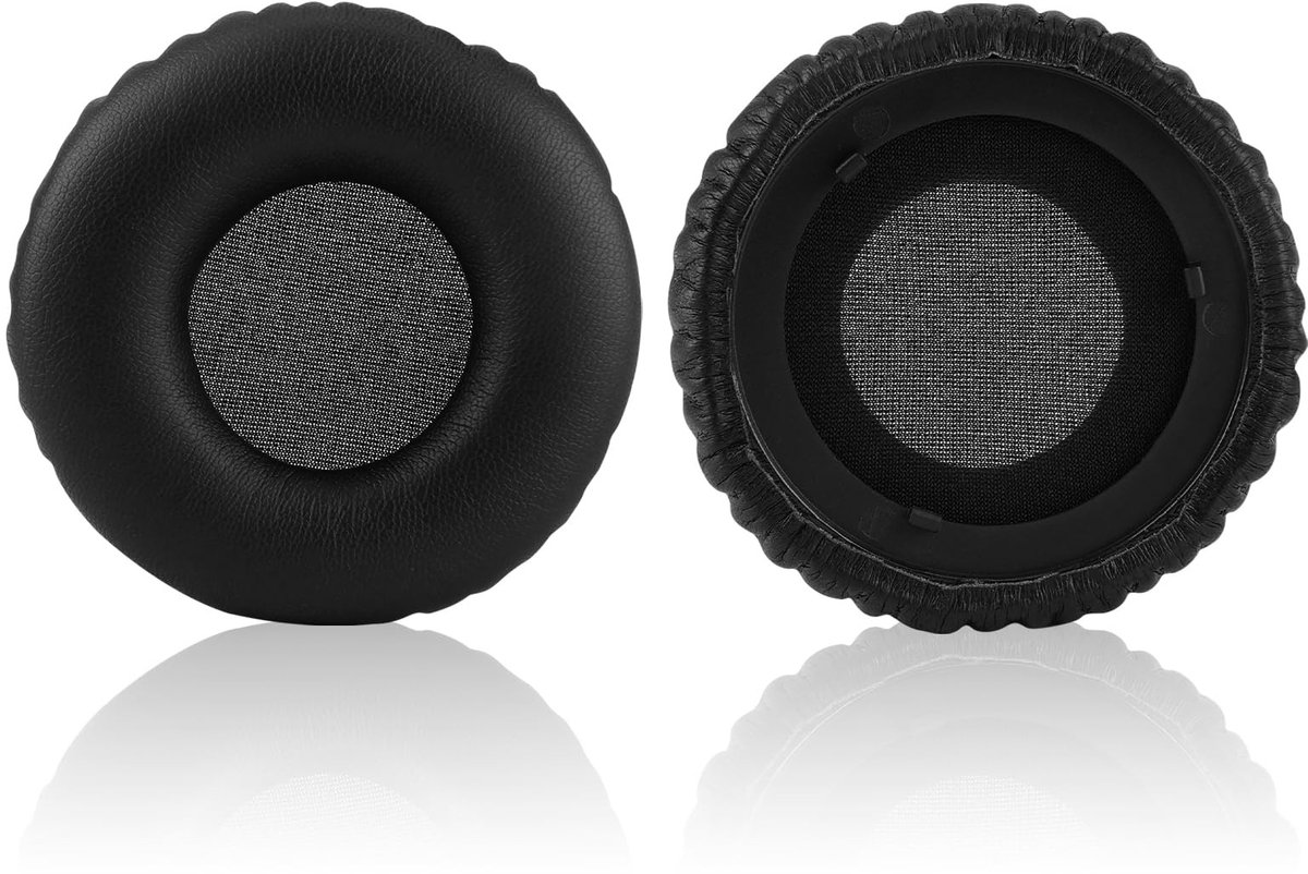 Solidchoice - Vervangende Oorkussens voor Hoofdtelefoon met Geheugenfoam en Kunstleer