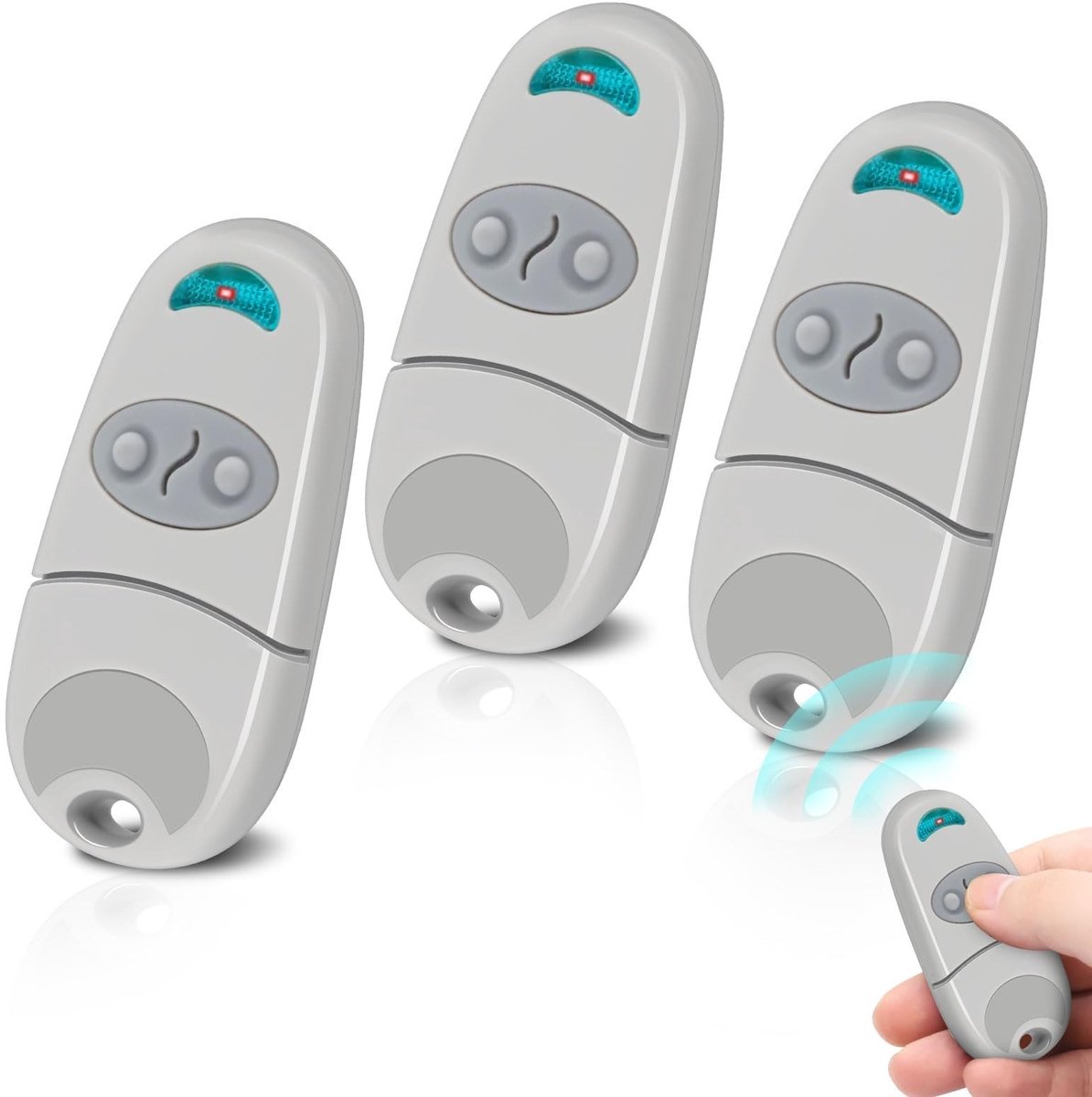 Solidchoice - Universele Garage Deur Afstandsbediening 433.92MHz 3-Pack