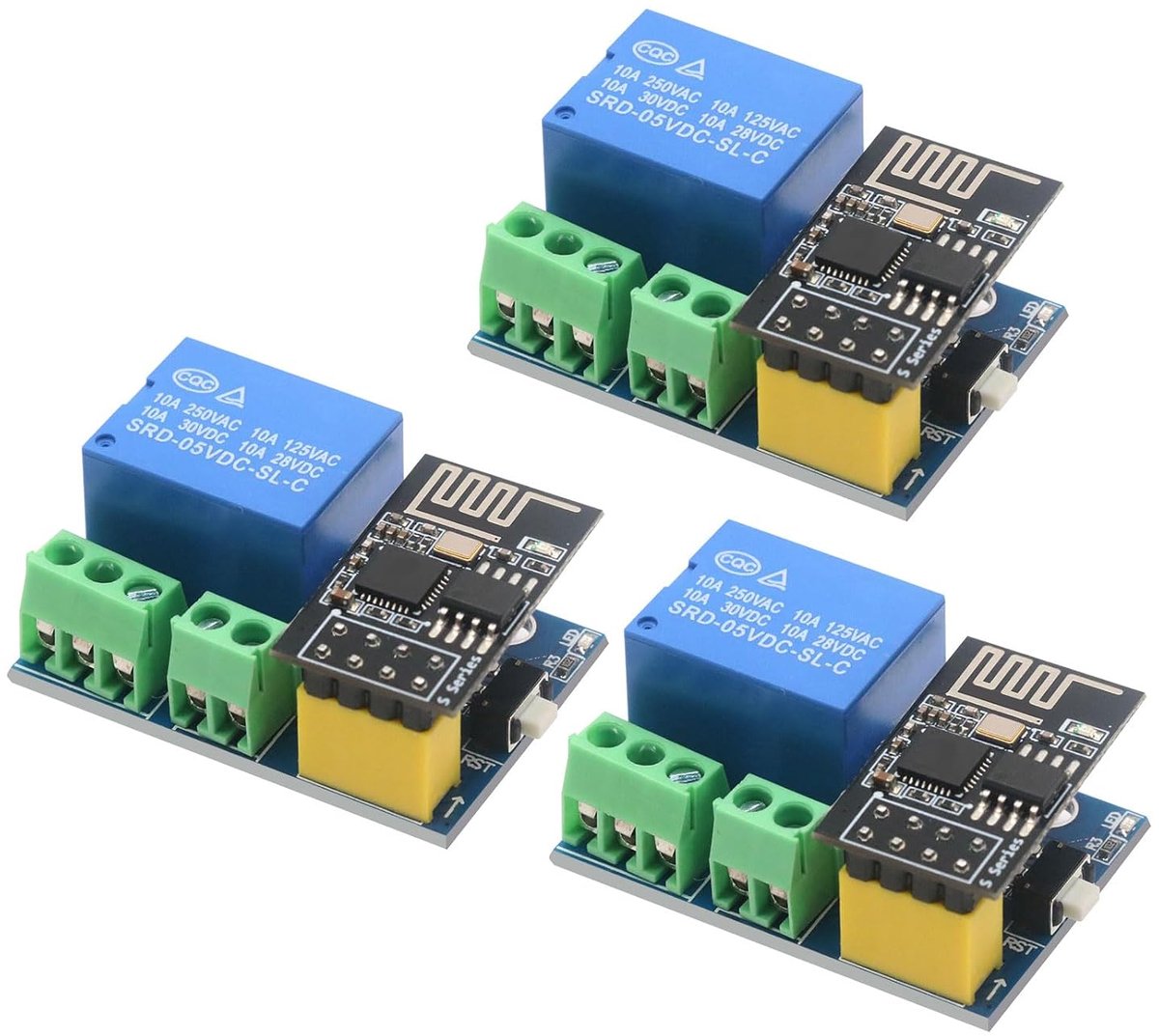 Relay module ESP8266 ESP-01 - WiFi draadloos - 5V-12V - Voor IoT smart home toepassingen - ShopVlot