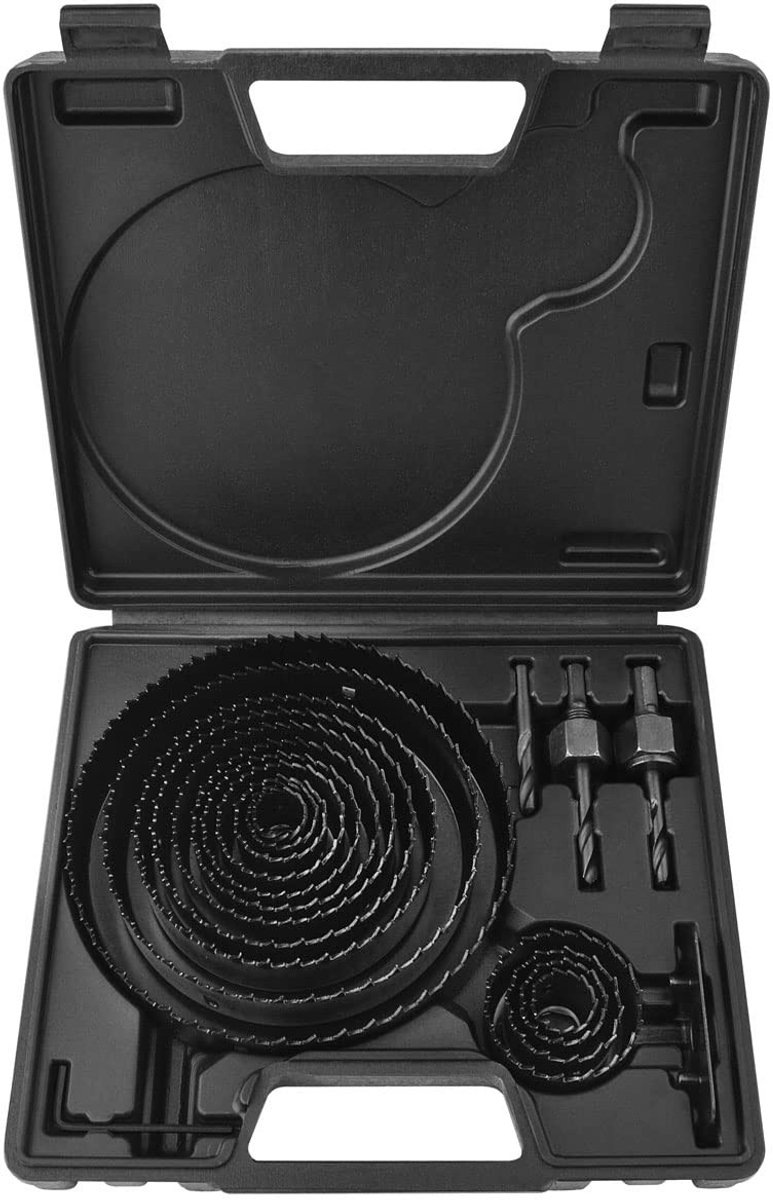Solidchoice - Set van 21 Boorzaagbladen 19-152 mm van Duurzaam Carbonstaal